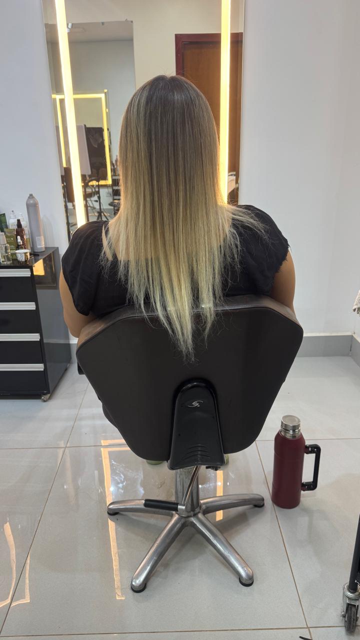 Antes do mega hair - cliente 1